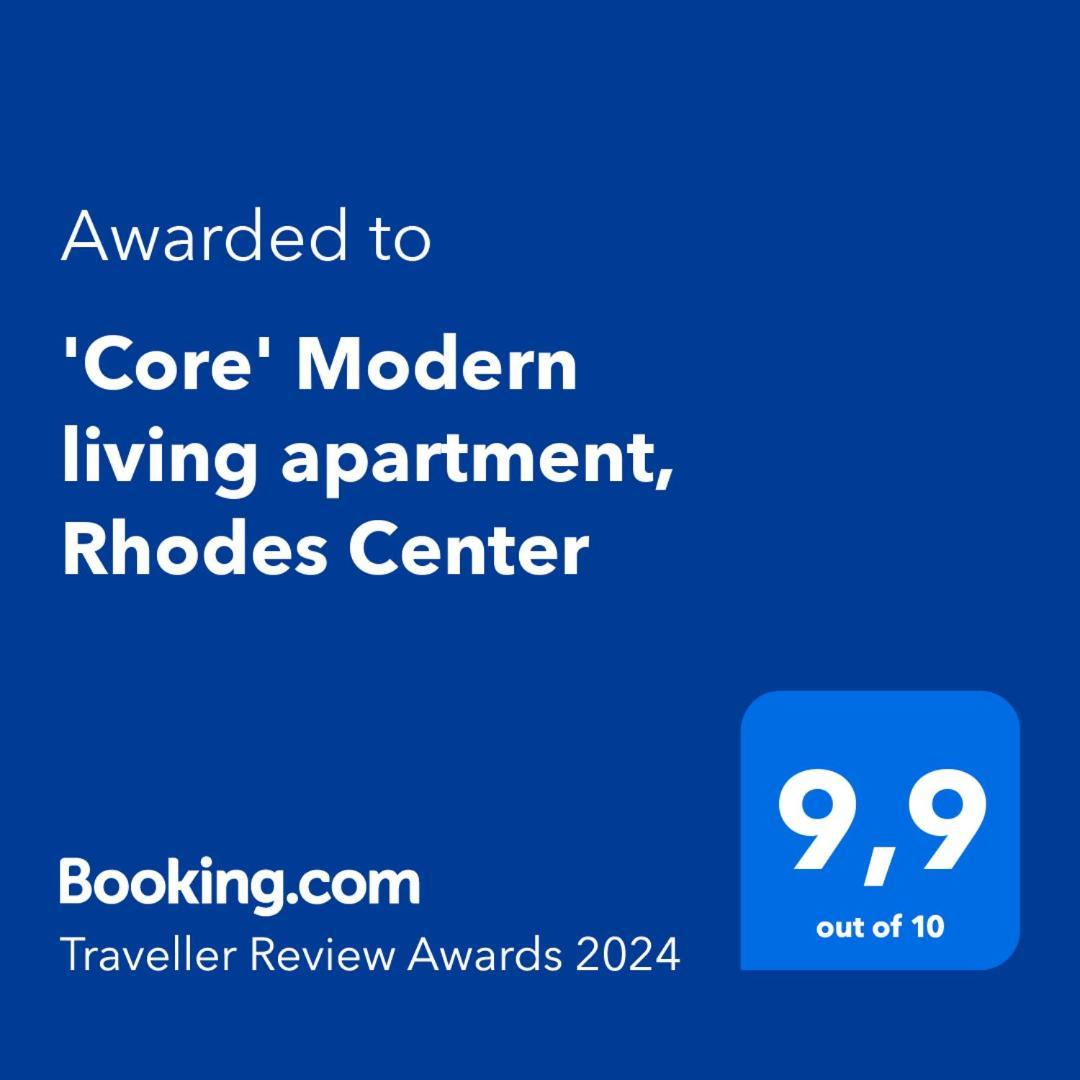 'Core' Modern Living Apartment, Rhodes Center Rhodes City Zewnętrze zdjęcie